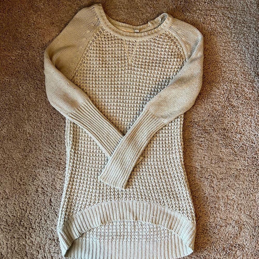 RD Style Cream Knit Sweater